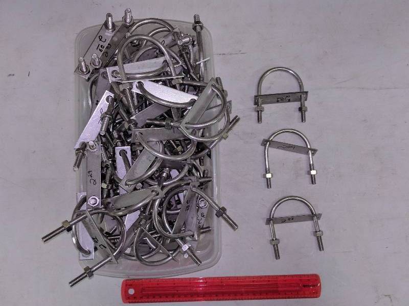 lot 279 image: 516 SS U Bolts - Full Bin