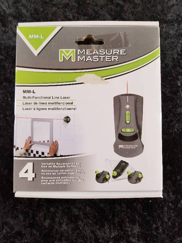 lot 46 image: NIB Measure Master Multi Function Line Laser