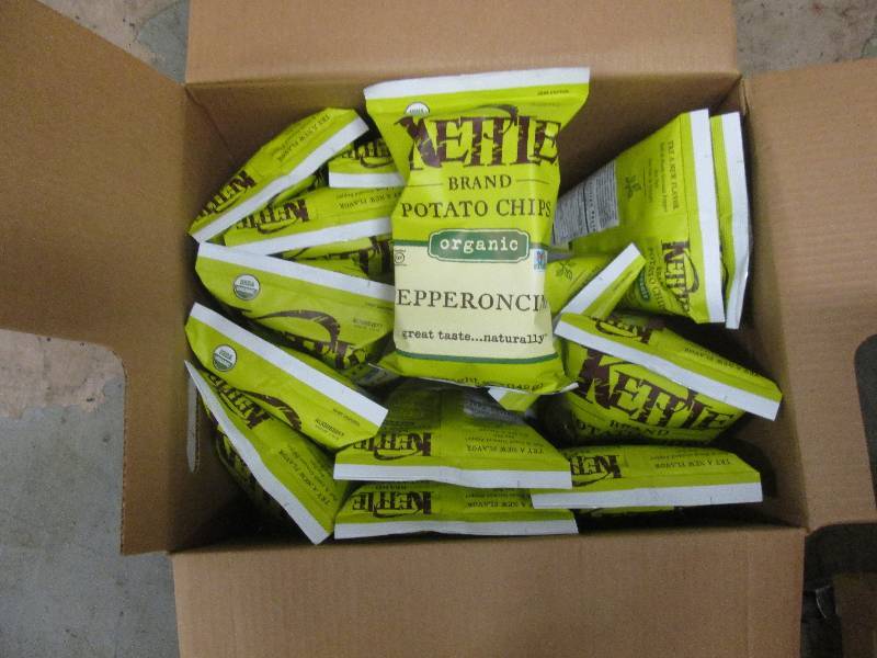 Box of Kettle Brand Pepperoncini Po...