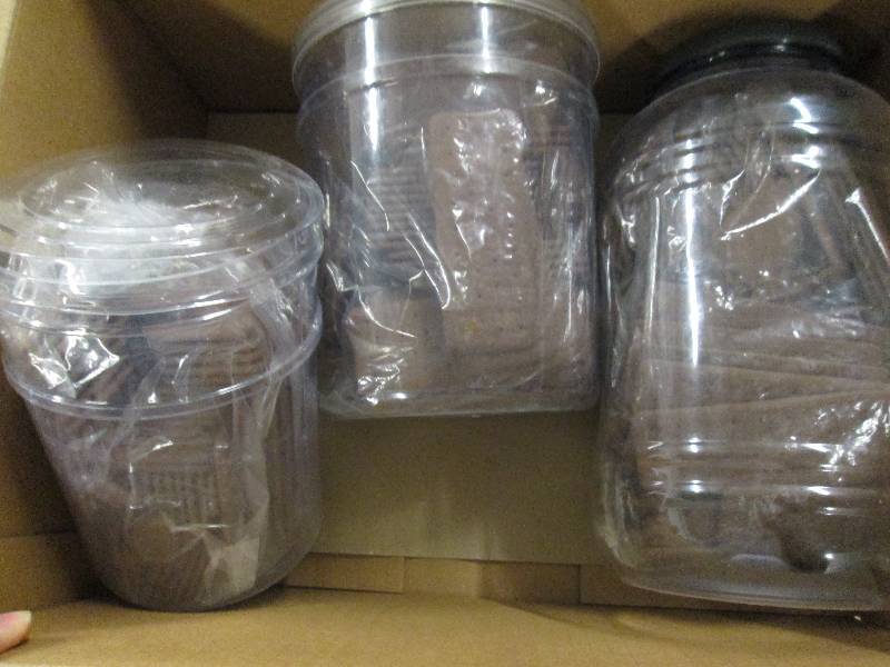 3 Containers of Chocolate Wafers...