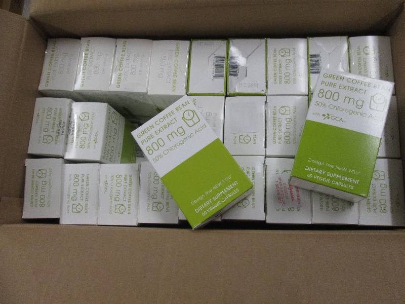 Case of Green Coffee Been Pure Extr...