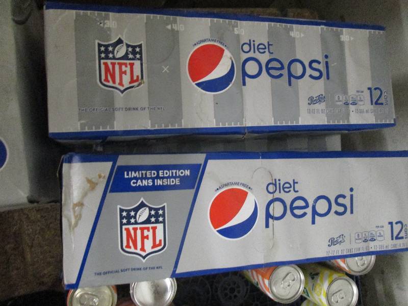 4 -12 Packs of NFL Diet Pepsi...