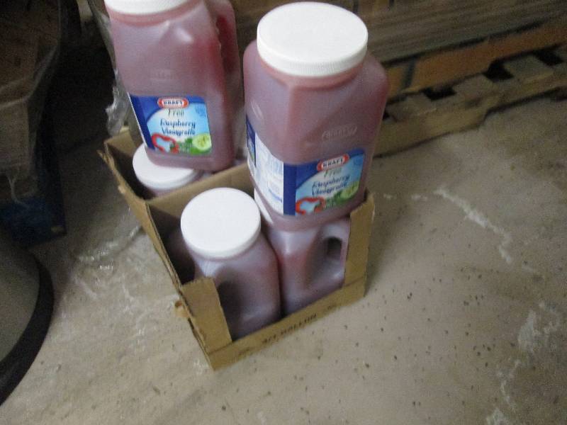 Lot of 6 Gallons Kraft Free Raspber...