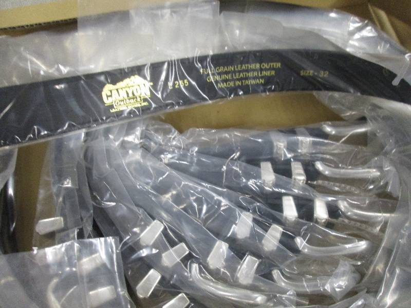 Lot of 10 Canyon Outback Black Leat...