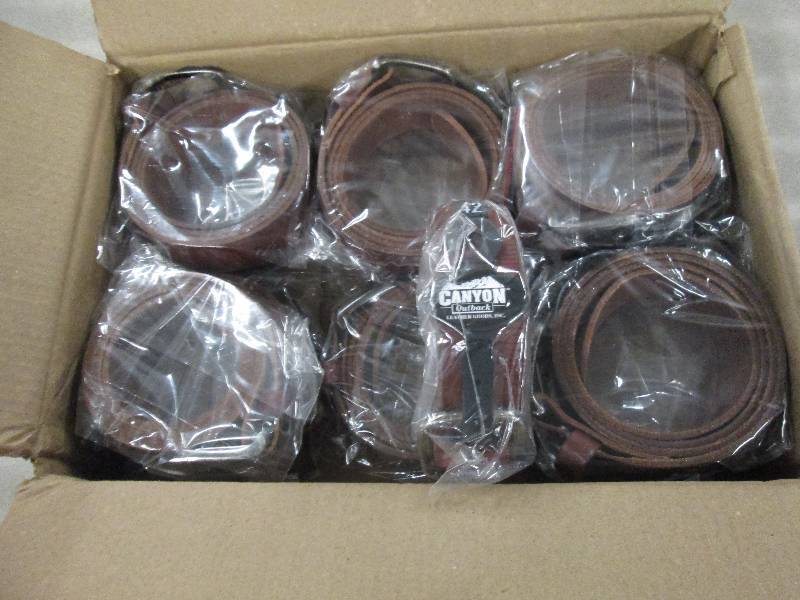 Lot of 12 Canyon Outback Brown Leat...