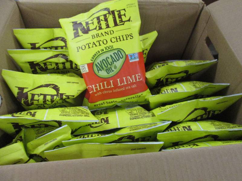 Case of Kettle Brand Chili Lime Pot...
