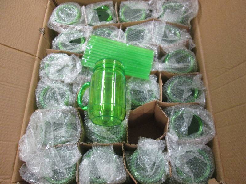 Case of 24 Lime Mason Jar Tumblers ...
