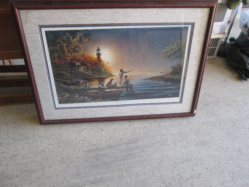Large Terry Redlin Print FramedMat...