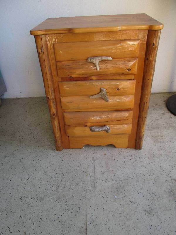 3 Drawer Rustic Night Stand...