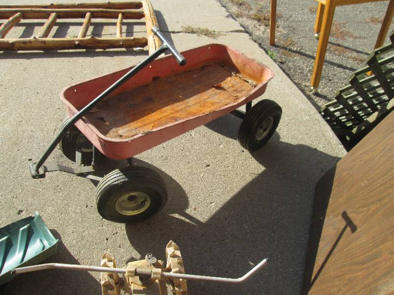 Metal Red Wagon...