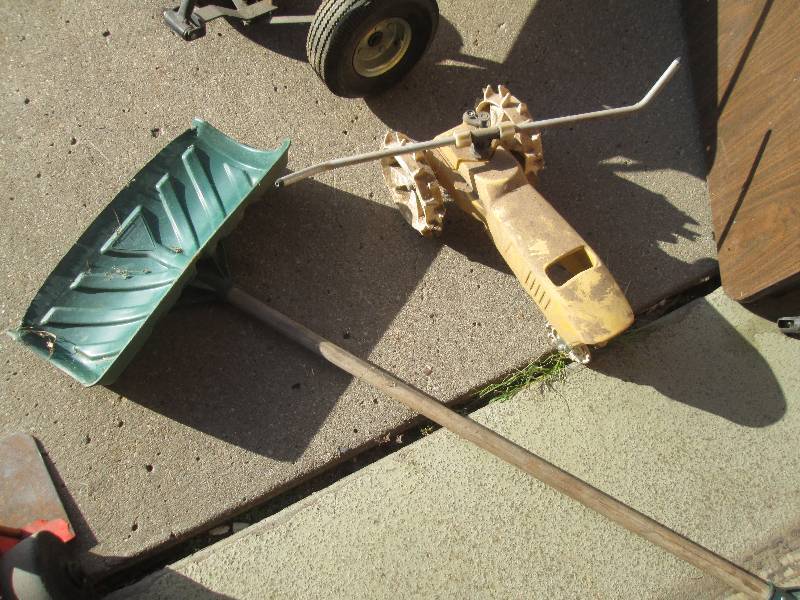 Sprinkler Tractor, Snow Shovel...