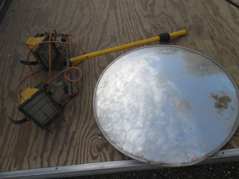 Shop Light, Security Mirror...
