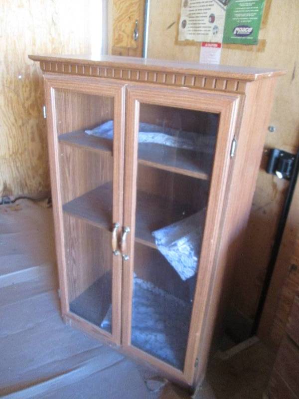 2 Door Cabinet with Glass...