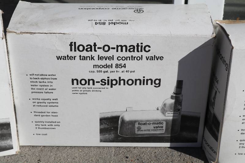 Water Tank Level Control Valves