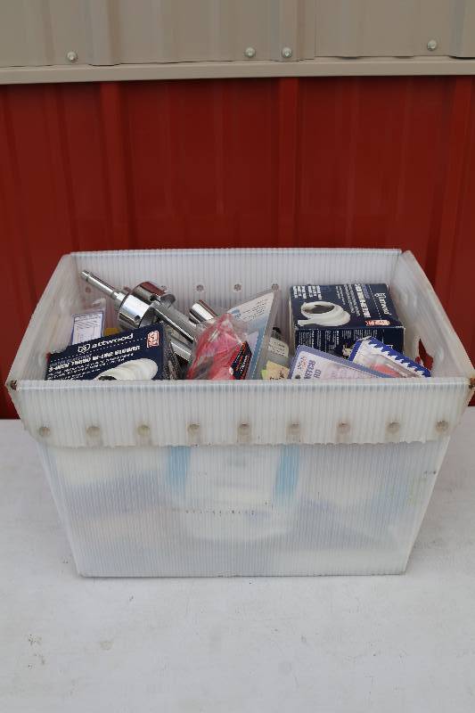 Tub of Misc Marine Accessories