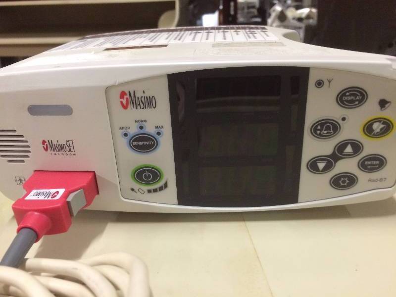 lot 24 image: Masimo Rad-87 Pulse Oximeter