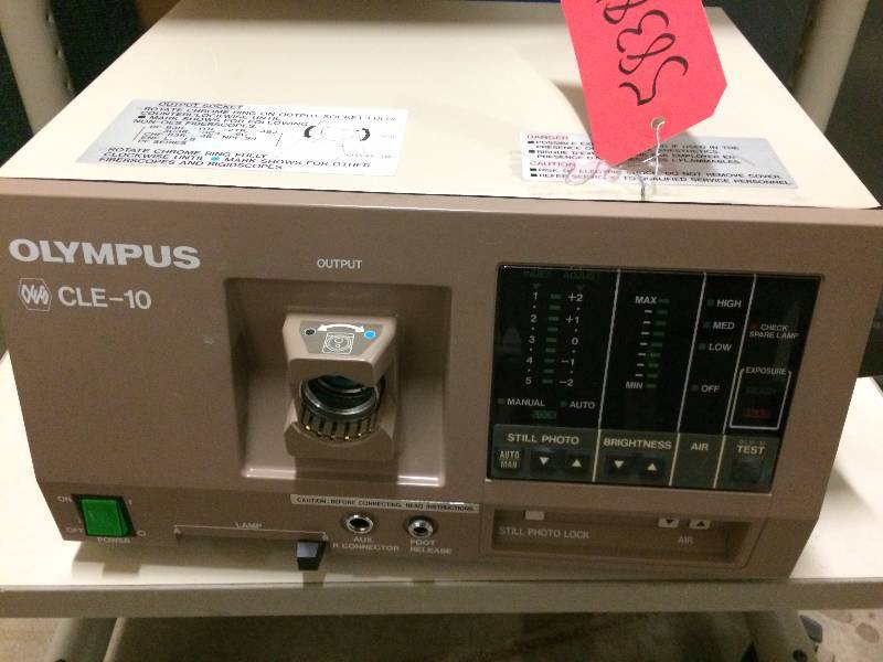 lot 41 image: Retails Used $350 Olympus CLE-10 OES Endoscopic Halogen Light Source - Excellent Condition
