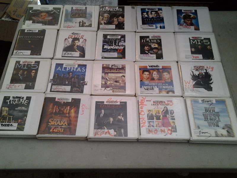 lot 104 image: 20-DVDs