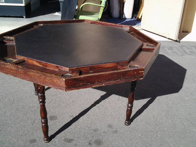 lot 126 image: PokerGame Table 52x52 With Removable Top