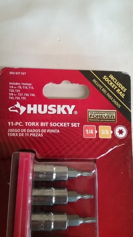 11 Piece Torx Bit Socket Set