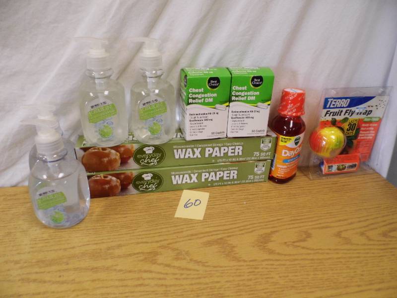 Wax Paper - Cold Medicine - Sanatizer