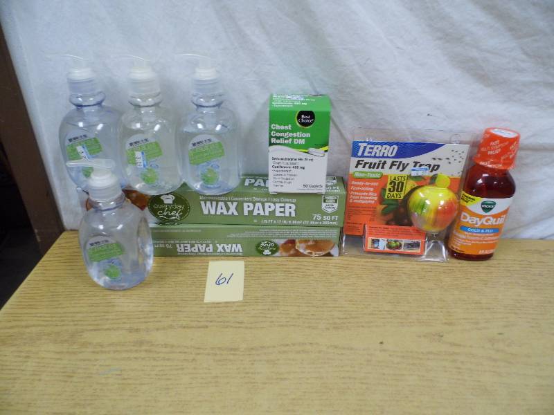 Wax Paper - Cold Medicine - Sanatizer