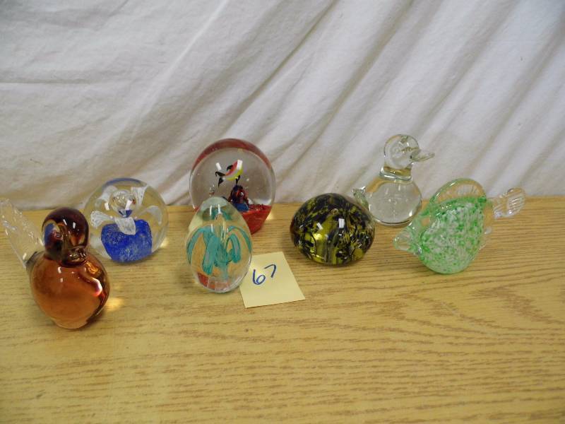 Glass Paperweights