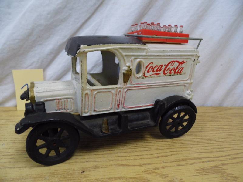 Cast Iron Coke Bank
