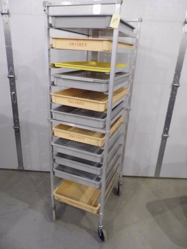 Restaurant Cart w Trays