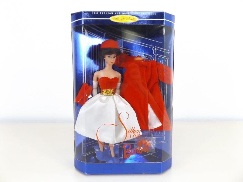 New in Box, NRFB, 1997 Collector Edition Silken Flame Barbie Collectors Doll