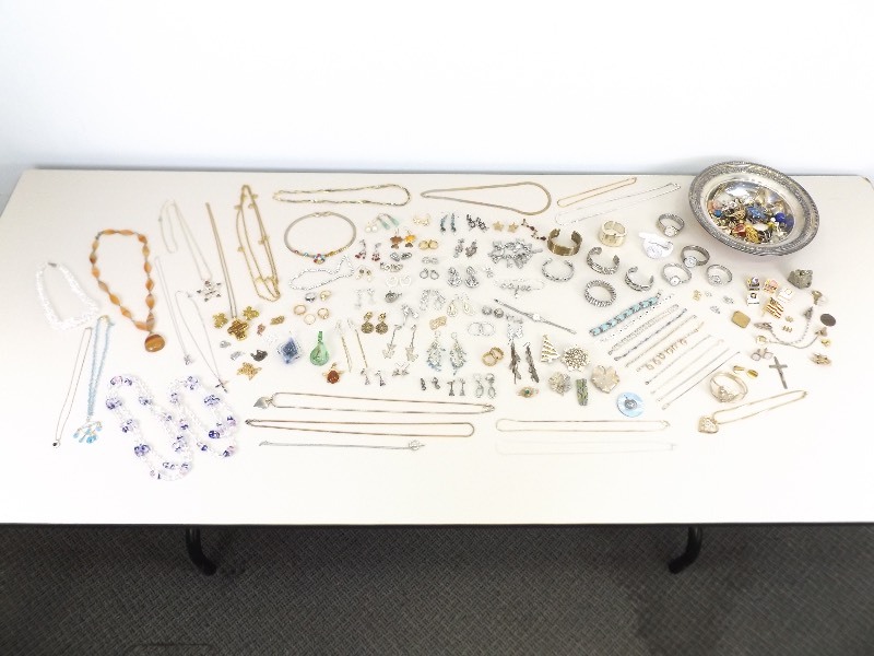 Large Lot of Vintage Costume Jewelry