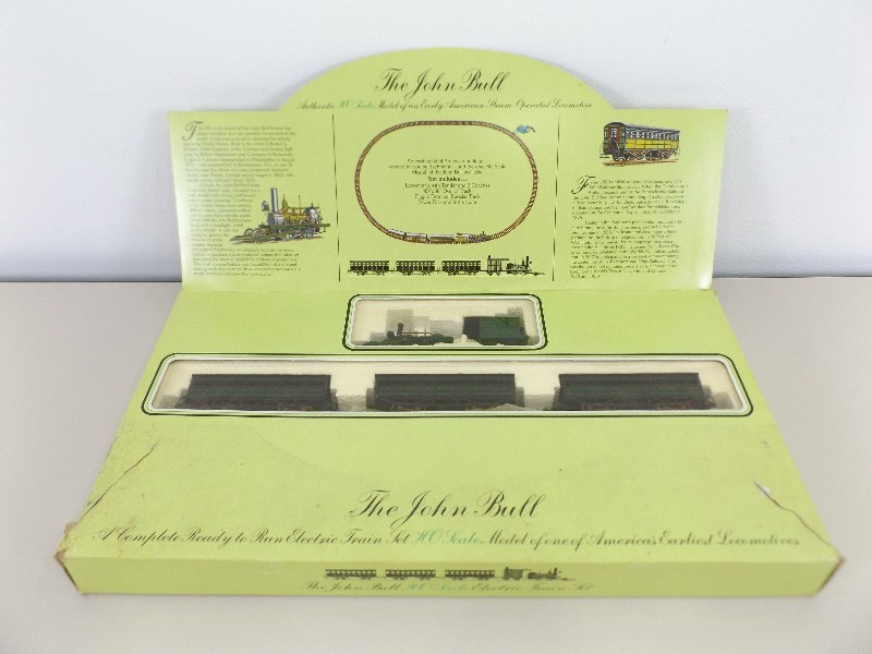 NRFB Vintage Bachmann The John Bull HO Scale Electric Train Set