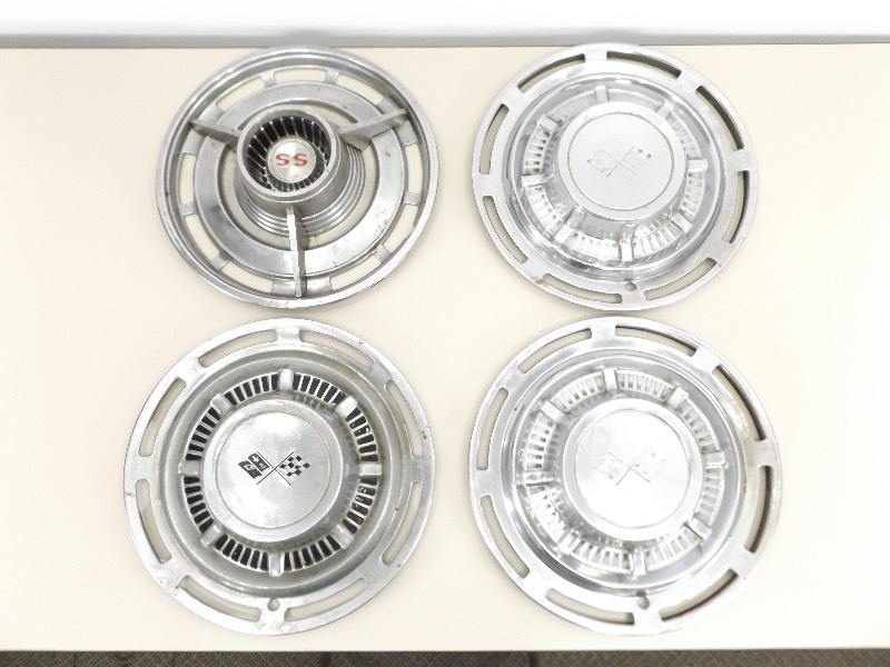 Lot of Vintage 1959 Chevy Impala, etc. Hubcaps&nbsp