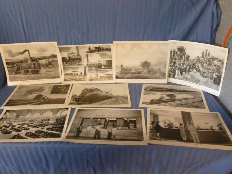 lot 45 image: Vintage Railroad Pictures