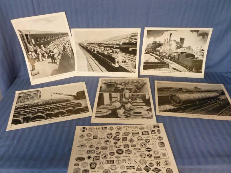 lot 50 image: Vintage Railroad Pictures