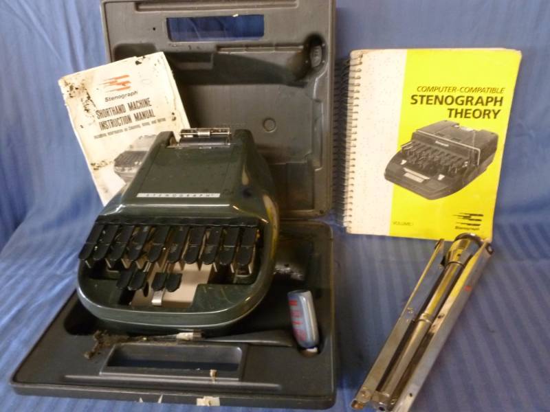 lot 74 image: Vintage Stenograph Machine