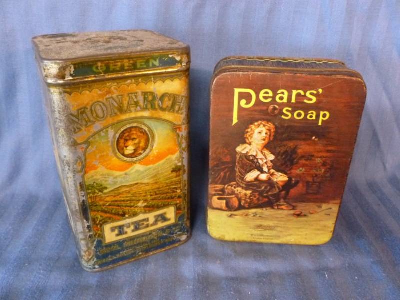 lot 88 image: Vintage Metal Containers