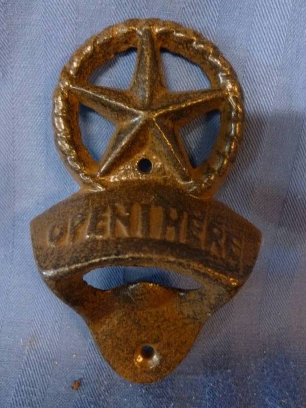 lot 106 image: Cast Iron Bottle Opener