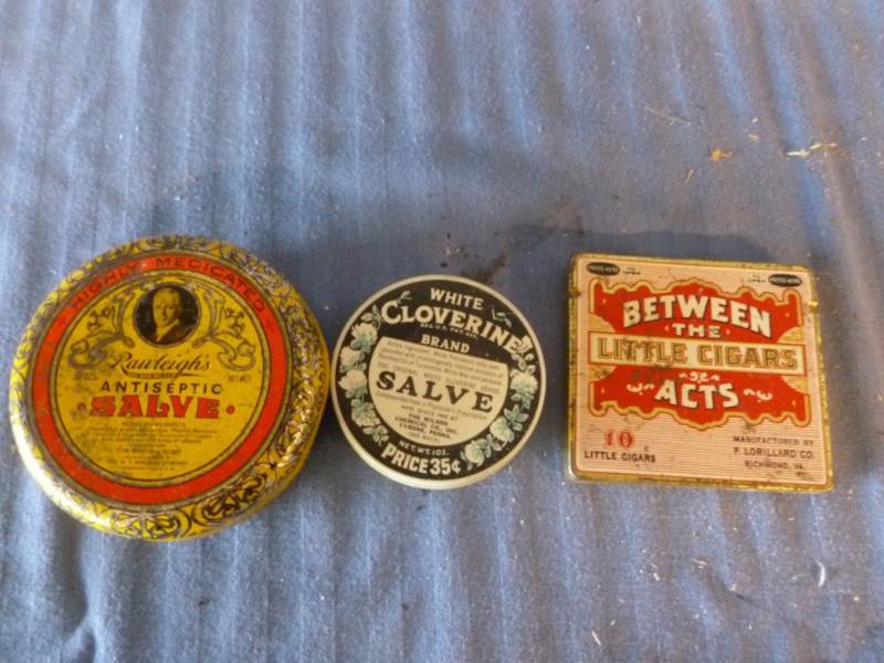 lot 168 image: Vintage Metal Containers