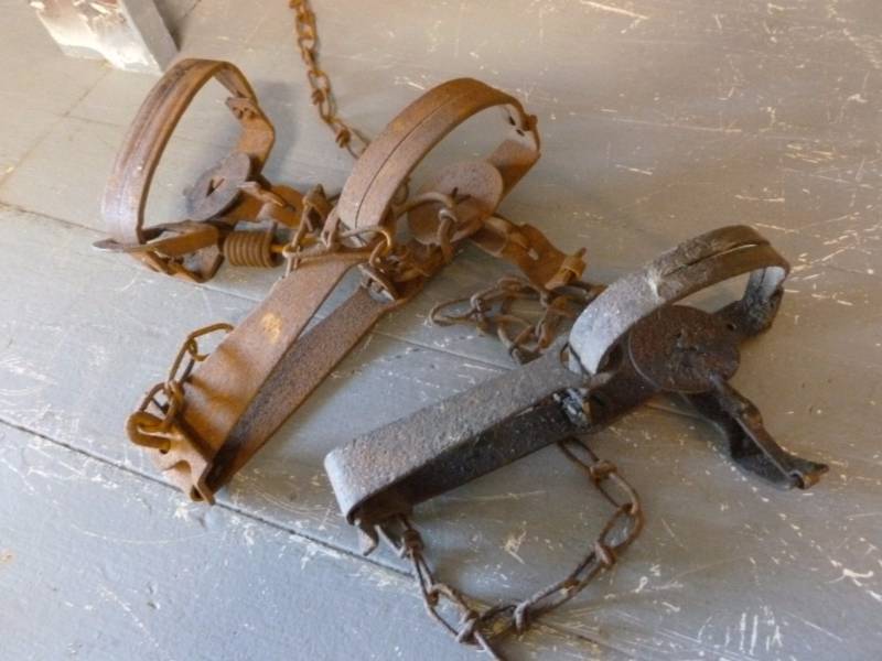 lot 191 image: Vintage Traps