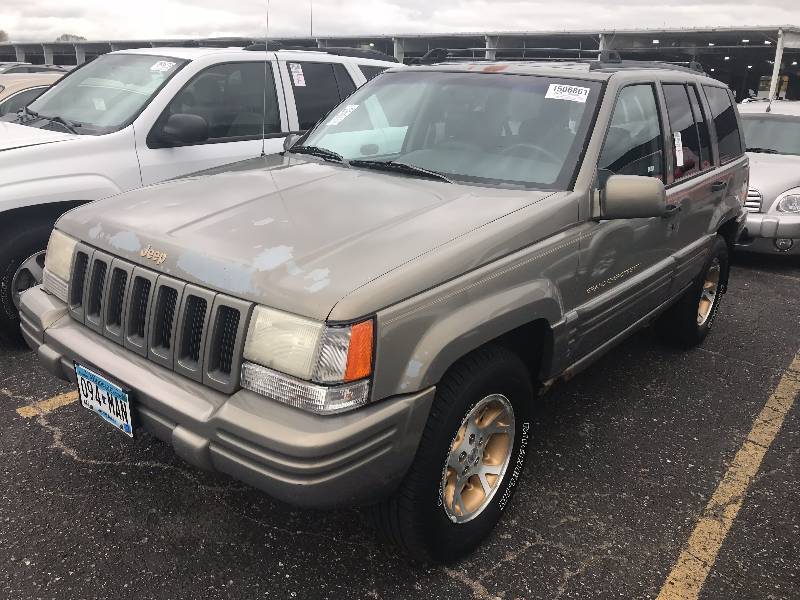 1996 jeep grand cherokee limited 4x4 car truck suv auction 125 k bid 1996 jeep grand cherokee limited 4x4