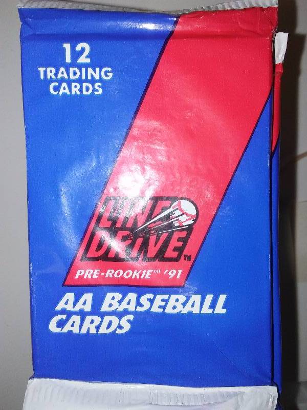 lot 4 image: MLB Baseball, AA Pro Rookie Cards (20) Line Drive 1991, 12 cards, Impel