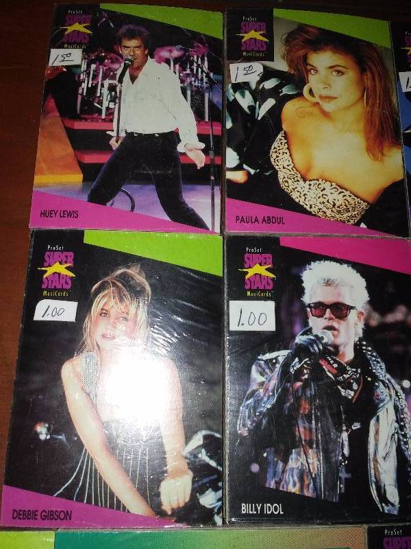 lot 23 image: Superstar of Music Cards (approx. 150)