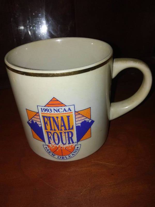 lot 36 image: 1993 NCAA Final Four Basketball Coffee Mug
