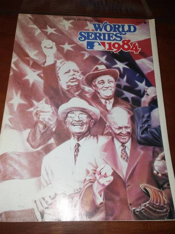 lot 58 image: 1984 World Series Official Program