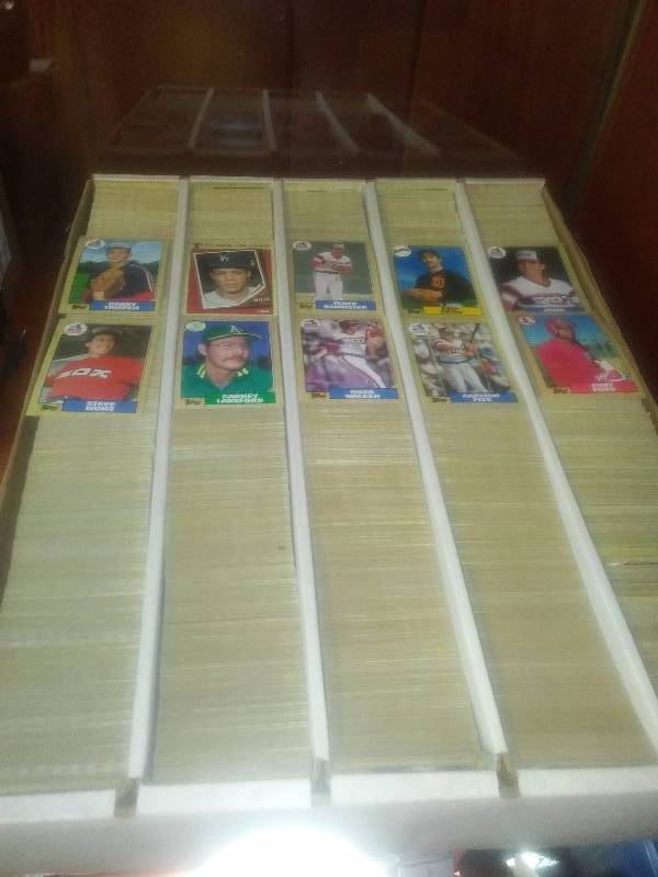 lot 68 image: 1987 Topps Baseball MLB Cards approx. 5000 cards