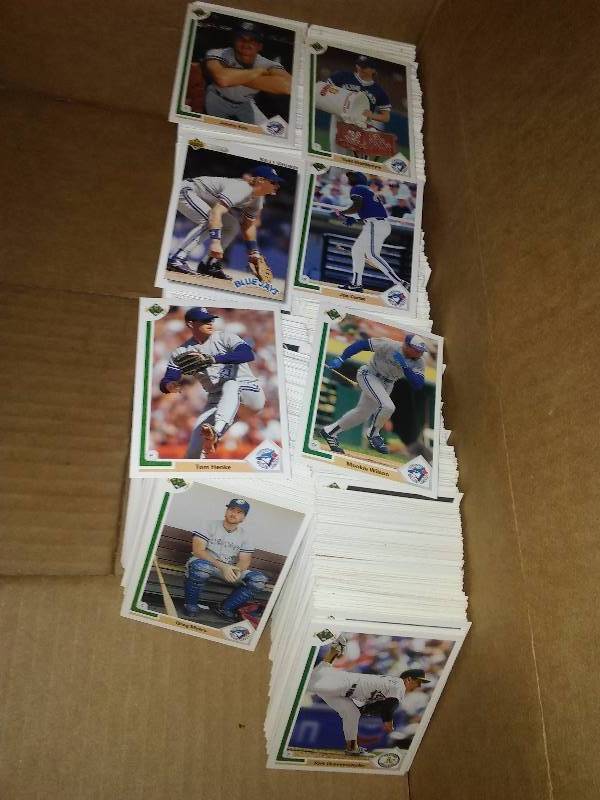 lot 87 image: 1991 Upper Deck Baseball Cards (approx. 1,100 cards)