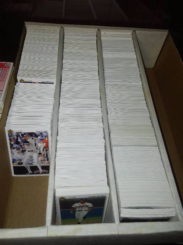 lot 99 image: 1992 Upper Deck Baseball Cards (approx. 1,980 cards)