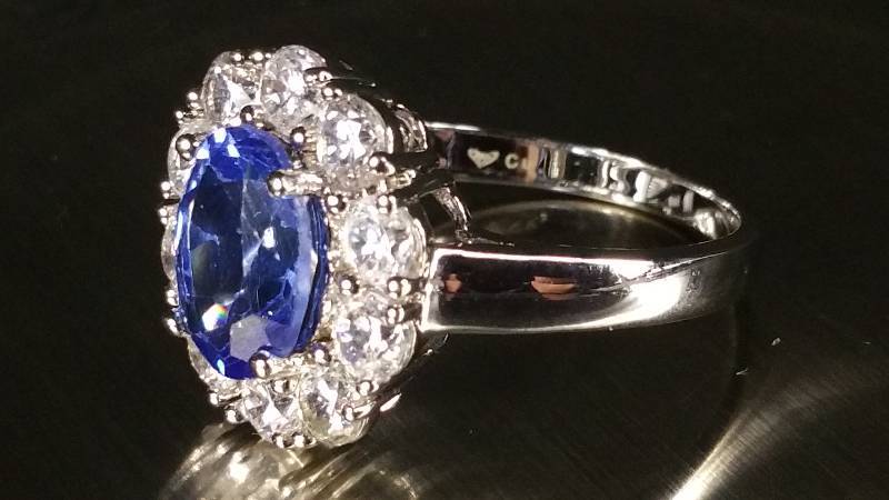 3.98 CT Lady Dianna Tanzanite Ring