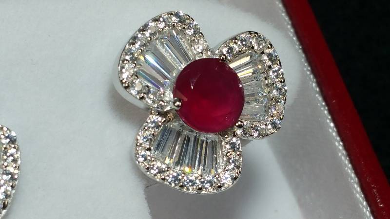 3.60 Ruby Estate Earrings